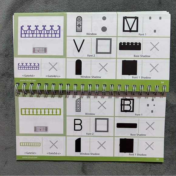 Cricut ORNAMENTAL IRON shapes & font - Picture 5 of 14